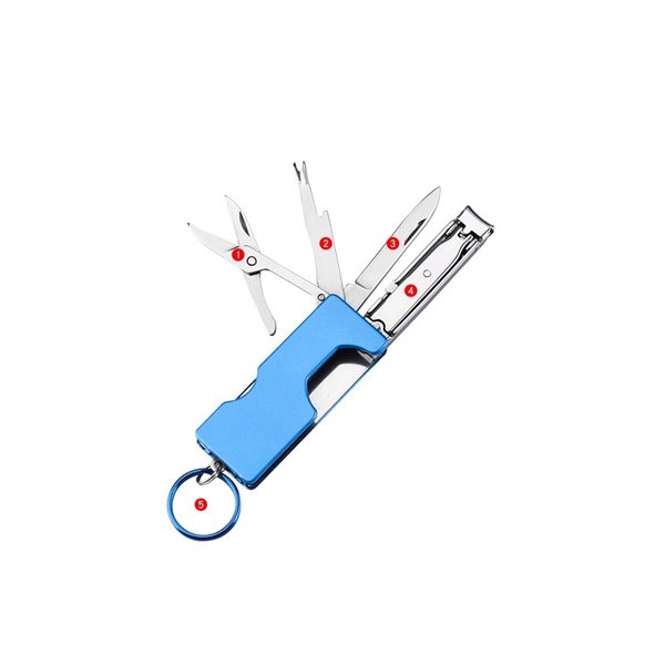 4 In 1 Pocket Knife Tool Folding Nail Clipper Keychain Home - 4 In 1 Pocket Knife Tool Folding Nail Clipper Keychain Home - Image 2 of 2