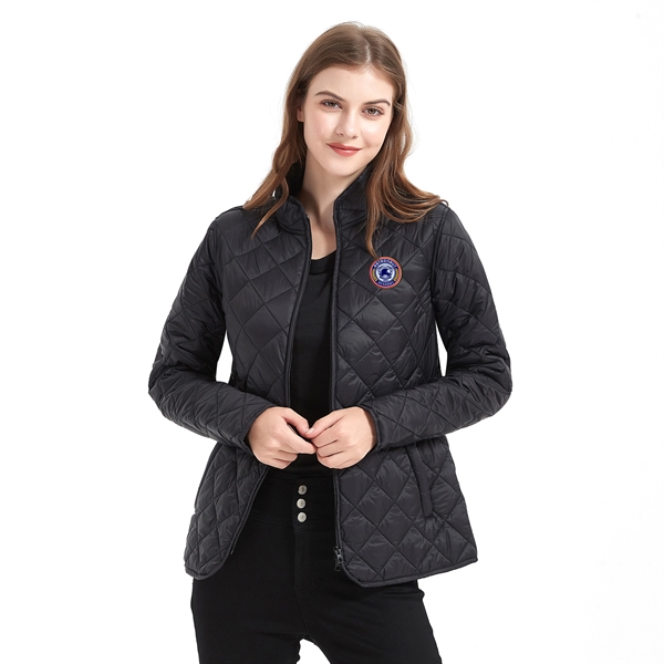 Women's Quilted Full Zip Jacket - Women's Quilted Full Zip Jacket - Image 0 of 3