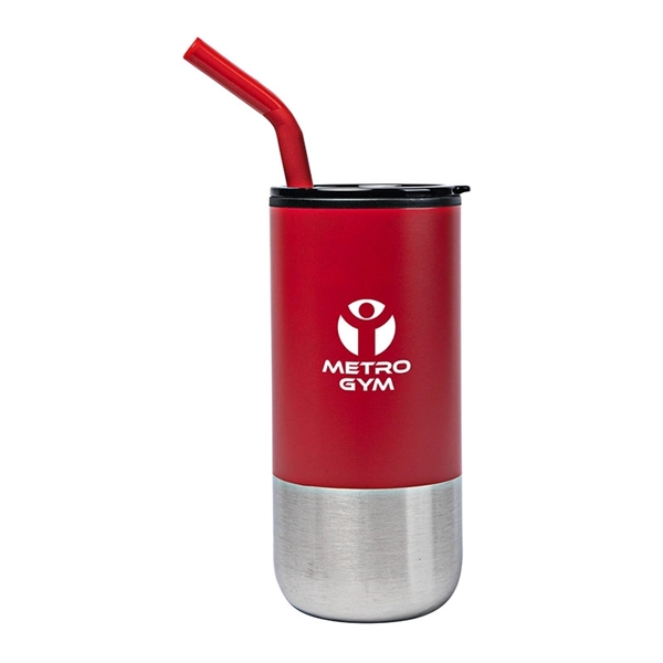 Emmett 18 oz. Double Wall Steel/PP Liner Tumbler - Emmett 18 oz. Double Wall Steel/PP Liner Tumbler - Image 1 of 4
