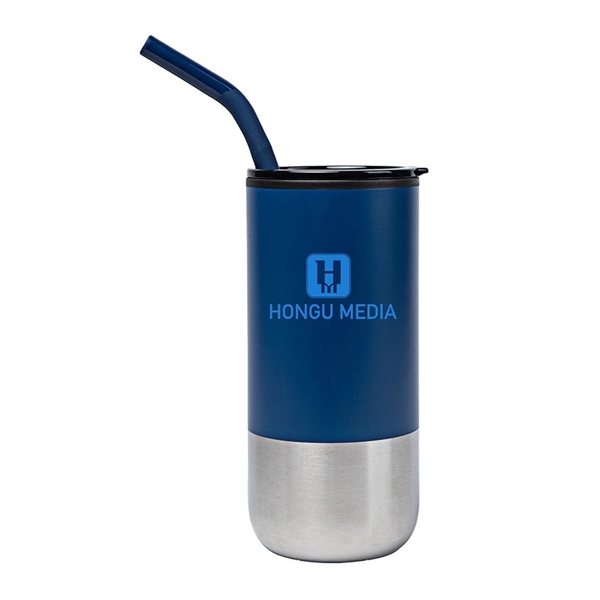 Emmett 18 oz. Double Wall Steel/PP Liner Tumbler - Emmett 18 oz. Double Wall Steel/PP Liner Tumbler - Image 2 of 4