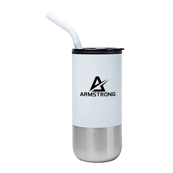 Emmett 18 oz. Double Wall Steel/PP Liner Tumbler - Emmett 18 oz. Double Wall Steel/PP Liner Tumbler - Image 3 of 4