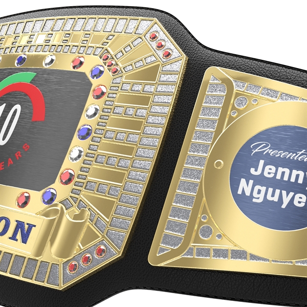 Express Vibraprint® Bright Gold Championship Belt - Express Vibraprint® Bright Gold Championship Belt - Image 3 of 27