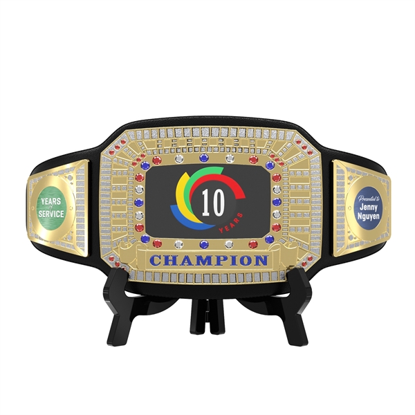 Express Vibraprint® Bright Gold Championship Belt - Express Vibraprint® Bright Gold Championship Belt - Image 5 of 27