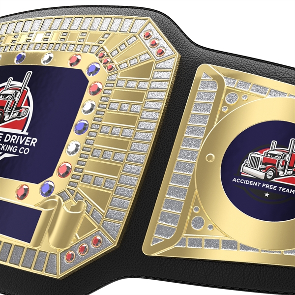 Express Vibraprint® Bright Gold Championship Belt - Express Vibraprint® Bright Gold Championship Belt - Image 9 of 27