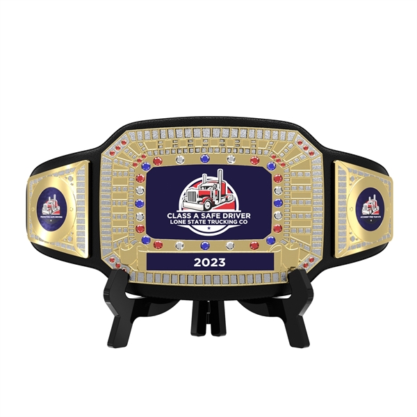 Express Vibraprint® Bright Gold Championship Belt - Express Vibraprint® Bright Gold Championship Belt - Image 12 of 27