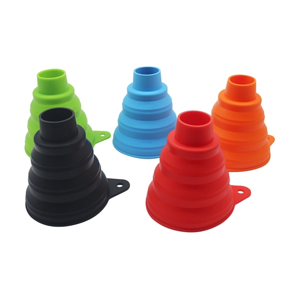 Silicone Foldable Funnel - Silicone Foldable Funnel - Image 0 of 3