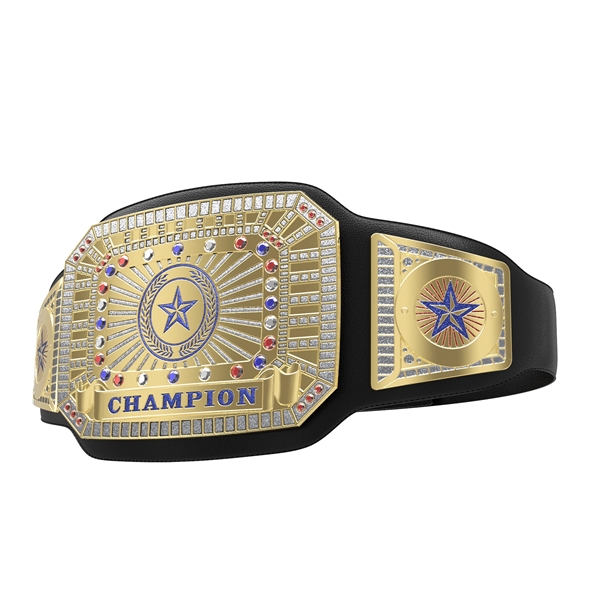 Express Vibraprint® Bright Gold Championship Belt - Express Vibraprint® Bright Gold Championship Belt - Image 15 of 27