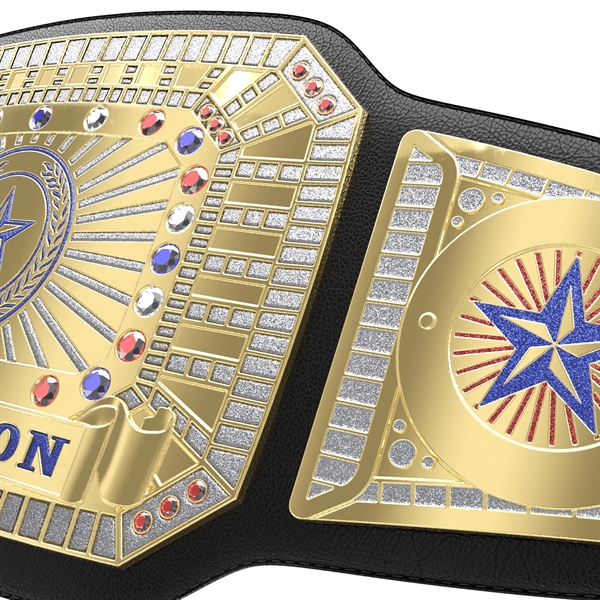 Express Vibraprint® Bright Gold Championship Belt - Express Vibraprint® Bright Gold Championship Belt - Image 16 of 27