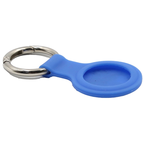 Silicone Air-Tag Holder w/ Keyring Custom Luggage Tag - Silicone Air-Tag Holder w/ Keyring Custom Luggage Tag - Image 10 of 11