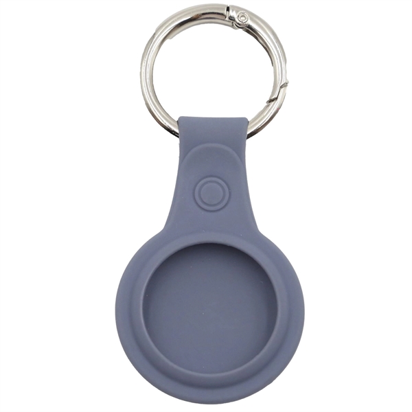 Silicone Air-Tag Holder w/ Keyring Custom Luggage Tag - Silicone Air-Tag Holder w/ Keyring Custom Luggage Tag - Image 11 of 11