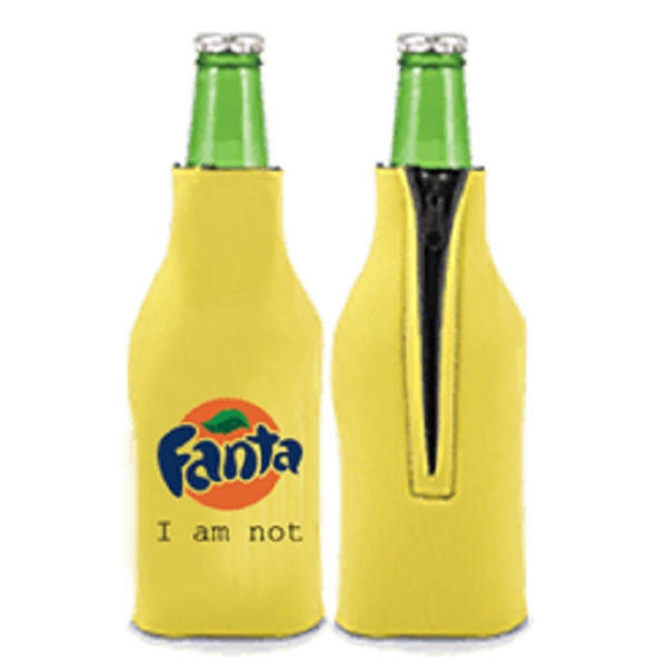 Can Cooler Beverage Holder Zippered Bottle - Can Cooler Beverage Holder Zippered Bottle - Image 2 of 2