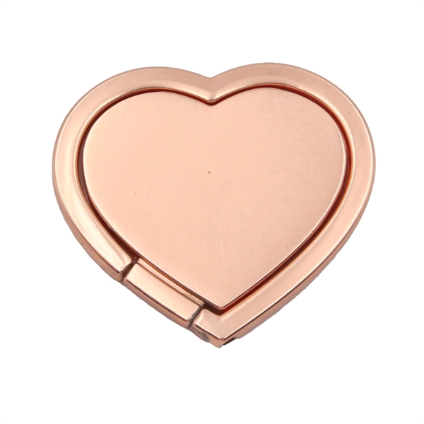 Heart Shaped Rotating Cell Phone Ring stand grip holder - Heart Shaped Rotating Cell Phone Ring stand grip holder - Image 2 of 5