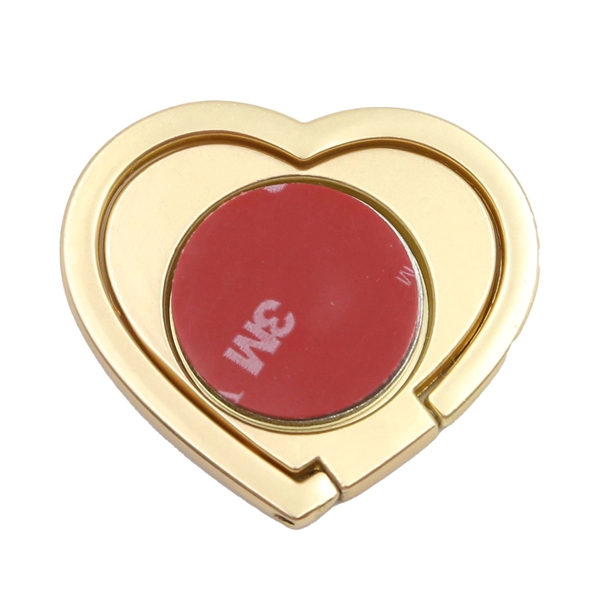 Heart Shaped Rotating Cell Phone Ring stand grip holder - Heart Shaped Rotating Cell Phone Ring stand grip holder - Image 5 of 5