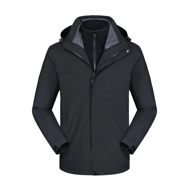 Waterproof Detachable 2-layer Hiking Jacket & Outdoor Coat - Waterproof Detachable 2-layer Hiking Jacket & Outdoor Coat - Image 1 of 18