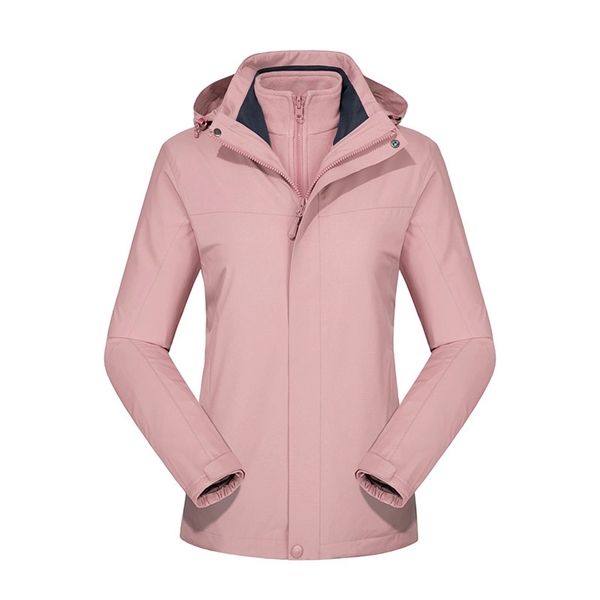 Waterproof Detachable 2-layer Hiking Jacket & Outdoor Coat - Waterproof Detachable 2-layer Hiking Jacket & Outdoor Coat - Image 6 of 18