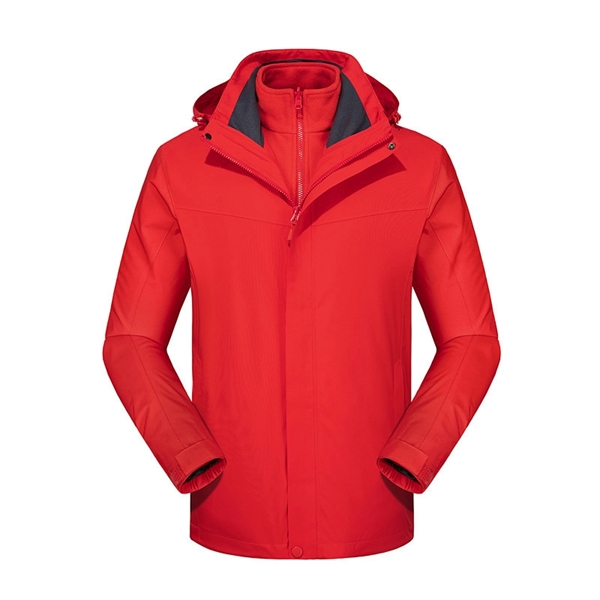 Waterproof Detachable 2-layer Hiking Jacket & Outdoor Coat - Waterproof Detachable 2-layer Hiking Jacket & Outdoor Coat - Image 7 of 18