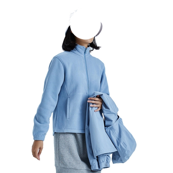 Waterproof Detachable 2-layer Hiking Jacket & Outdoor Coat - Waterproof Detachable 2-layer Hiking Jacket & Outdoor Coat - Image 10 of 18