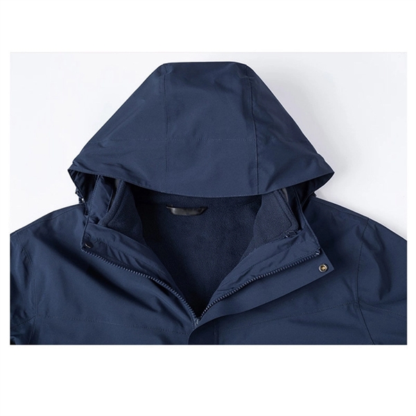 Waterproof Detachable 2-layer Hiking Jacket & Outdoor Coat - Waterproof Detachable 2-layer Hiking Jacket & Outdoor Coat - Image 14 of 18