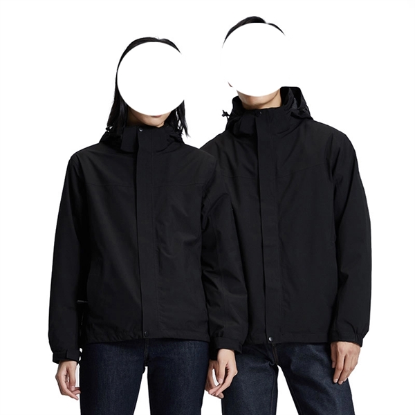 Waterproof Detachable 2-layer Hiking Jacket & Outdoor Coat - Waterproof Detachable 2-layer Hiking Jacket & Outdoor Coat - Image 15 of 18