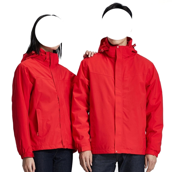 Waterproof Detachable 2-layer Hiking Jacket & Outdoor Coat - Waterproof Detachable 2-layer Hiking Jacket & Outdoor Coat - Image 17 of 18