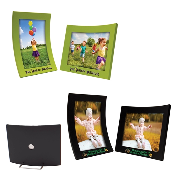 4 x 6 Curved Wood Color Pop Frame - 4 x 6 Curved Wood Color Pop Frame - Image 0 of 2