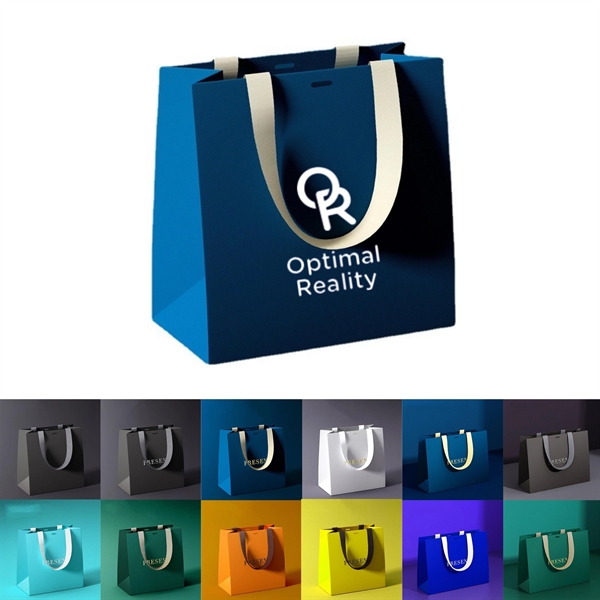 Ribbon Handle shopping Bag - Ribbon Handle shopping Bag - Image 0 of 4
