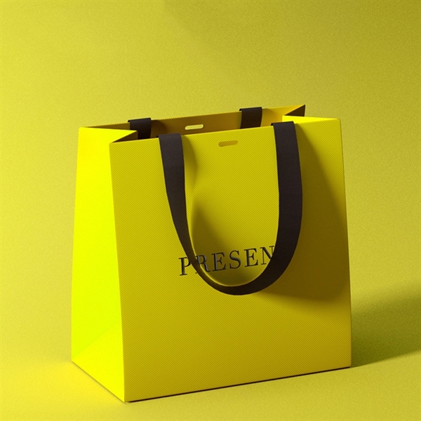 Ribbon Handle shopping Bag - Ribbon Handle shopping Bag - Image 1 of 4