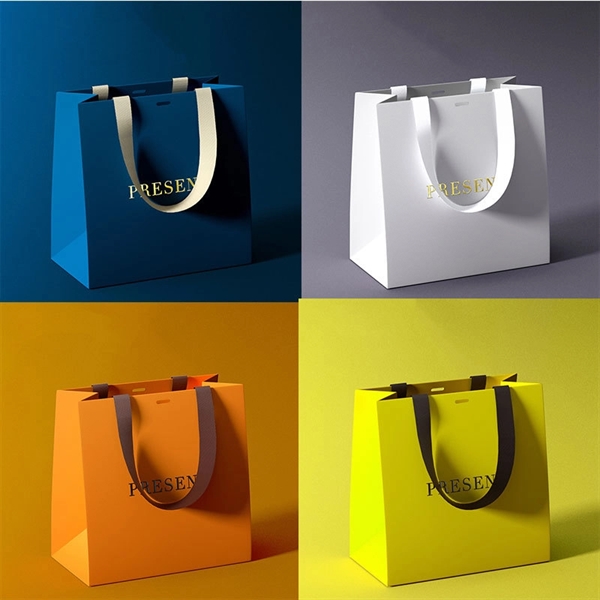 Ribbon Handle shopping Bag - Ribbon Handle shopping Bag - Image 4 of 4
