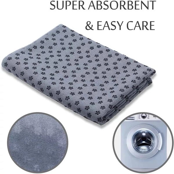 Non Slip Yoga Mat Towel - Non Slip Yoga Mat Towel - Image 1 of 4