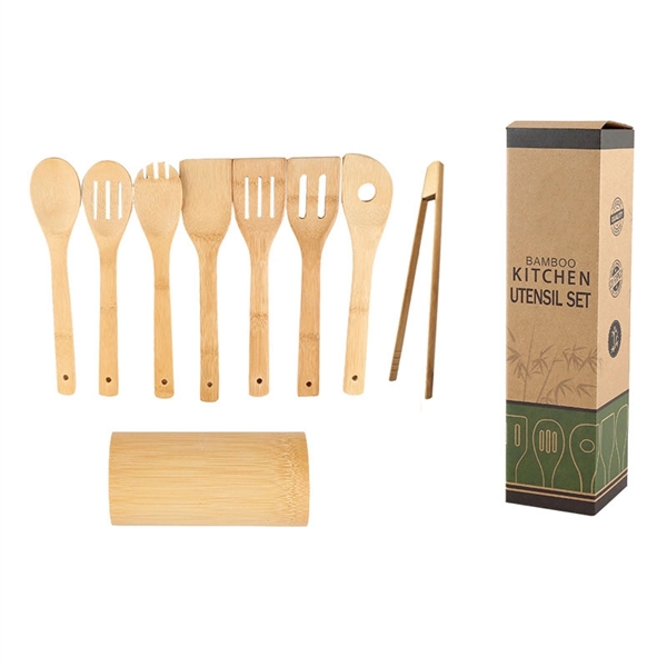 5pcs Bamboo Kitchen Set - 5pcs Bamboo Kitchen Set - Image 5 of 5