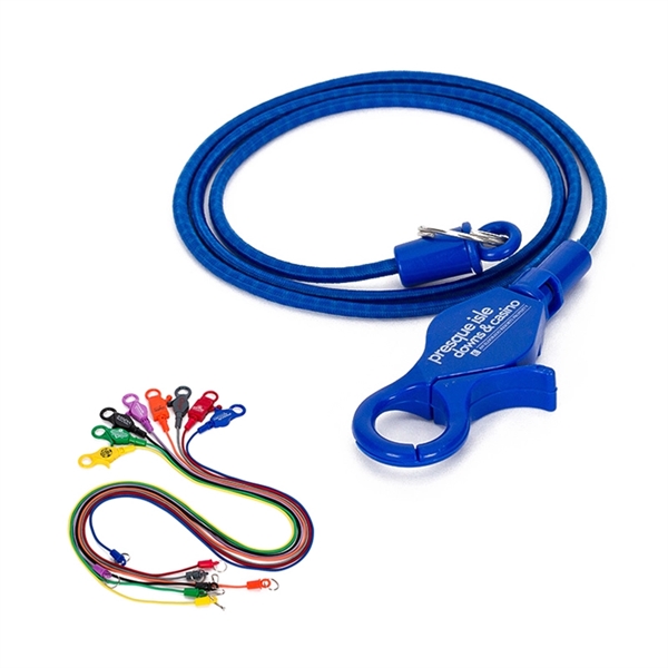 Plastic Bungee Casino Coil Cord Lanyard - Plastic Bungee Casino Coil Cord Lanyard - Image 0 of 0