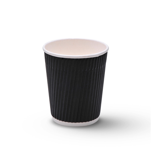 7 oz Insulated Ripple Wall Paper Coffee Cups - Flexo - 7 oz Insulated Ripple Wall Paper Coffee Cups - Flexo - Image 0 of 0