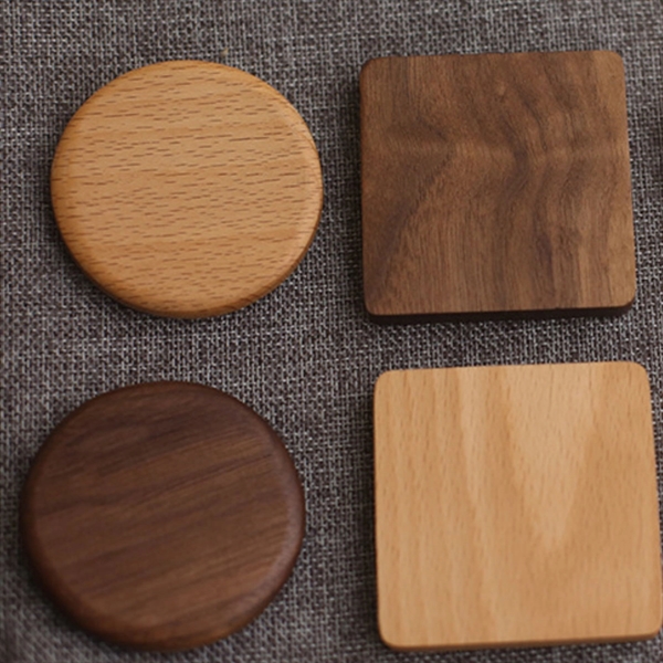 Wooden Drink Coaster - Wooden Drink Coaster - Image 1 of 4