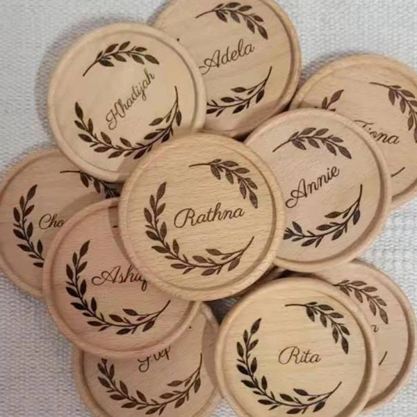 Wooden Drink Coaster - Wooden Drink Coaster - Image 2 of 4