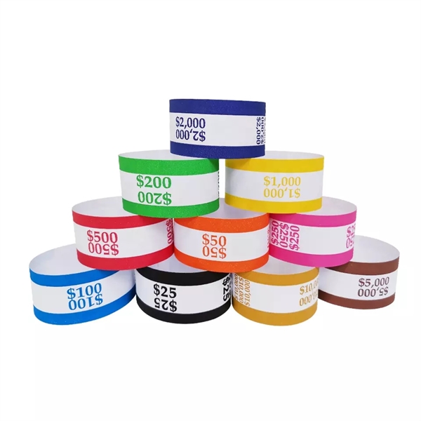 Self-Adhesive Money bands kraft paper currency straps - Self-Adhesive Money bands kraft paper currency straps - Image 3 of 5