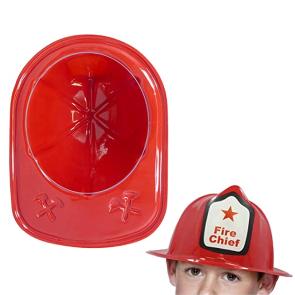 Kid's Party Toy Firemen Hats Hard Plastic Helmet - Kid's Party Toy Firemen Hats Hard Plastic Helmet - Image 2 of 2