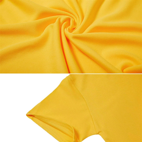 Unisex Short Sleeve Poly-cotton Blend Adult Polo T-Shirt - Unisex Short Sleeve Poly-cotton Blend Adult Polo T-Shirt - Image 1 of 3