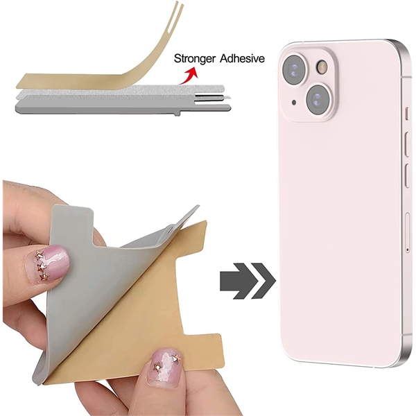 Silicone Phone Card Holder - Silicone Phone Card Holder - Image 1 of 4