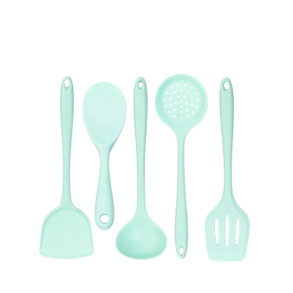 5pcs Silicone Cooking Utensil Set - 5pcs Silicone Cooking Utensil Set - Image 3 of 4