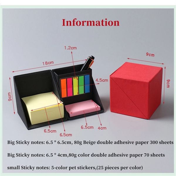 Eco-Friendly Cube Shape Sticky Notes Memo Set - Eco-Friendly Cube Shape Sticky Notes Memo Set - Image 1 of 3