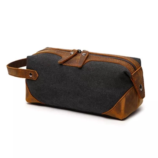 Canvas Travel Toiletry Bag - Canvas Travel Toiletry Bag - Image 1 of 4