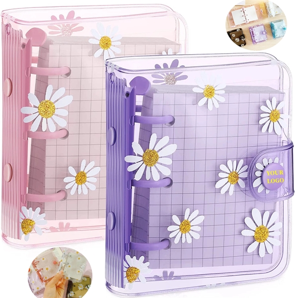 Mini Binder Daisy Pvc Notebook - Mini Binder Daisy Pvc Notebook - Image 0 of 4