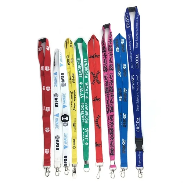 Eco-Friendly Bamboo Lanyard Recycle PET ID Badge Holder - Eco-Friendly Bamboo Lanyard Recycle PET ID Badge Holder - Image 1 of 13