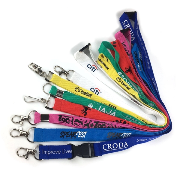 Eco-Friendly Bamboo Lanyard Recycle PET ID Badge Holder - Eco-Friendly Bamboo Lanyard Recycle PET ID Badge Holder - Image 2 of 13