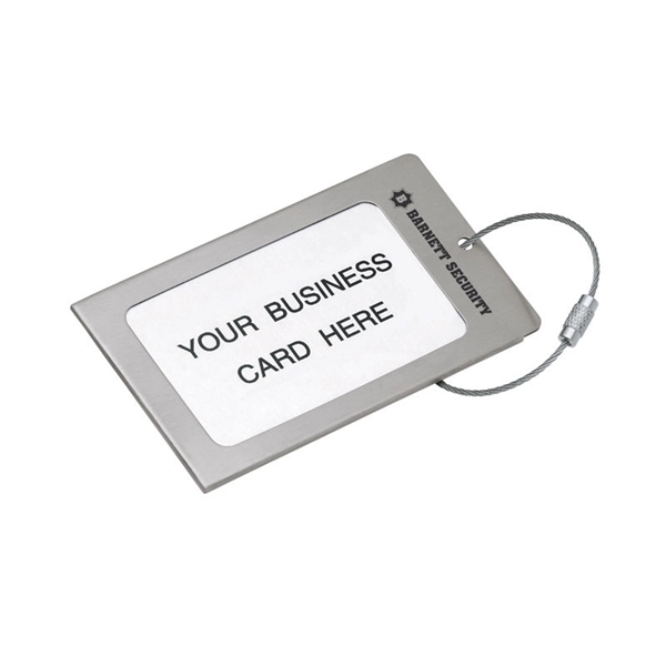 Navigor Series Steel Luggage Tag - Navigor Series Steel Luggage Tag - Image 0 of 1