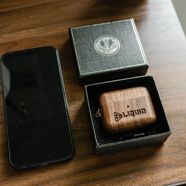 Engraved Walnut Airpods Case - Engraved Walnut Airpods Case - Image 3 of 3