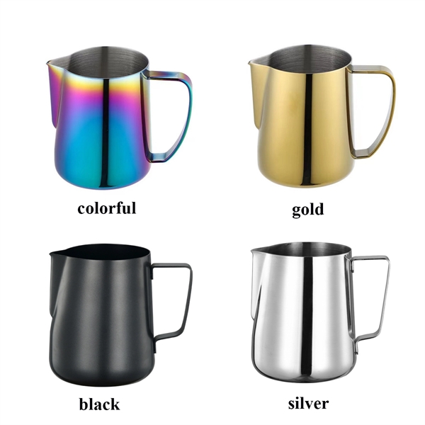 304 Stainless Steel Espresso Milk Frothing Pitcher - 304 Stainless Steel Espresso Milk Frothing Pitcher - Image 1 of 4
