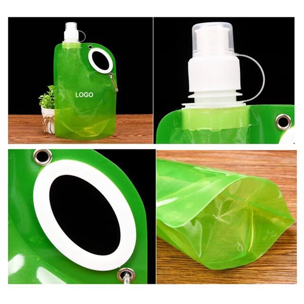 28.7oz Outdoor Foldable Drinking Water Bags - 28.7oz Outdoor Foldable Drinking Water Bags - Image 2 of 2