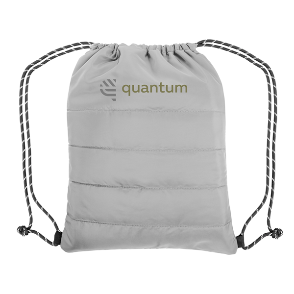 Puffy Quilted Drawstring Bag - Puffy Quilted Drawstring Bag - Image 1 of 8