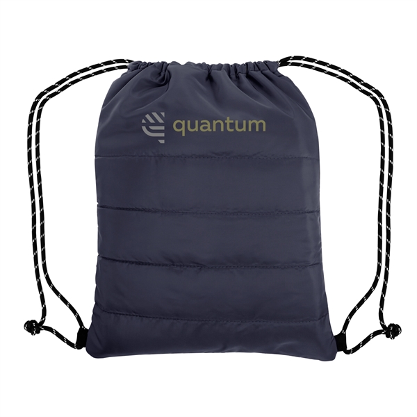 Puffy Quilted Drawstring Bag - Puffy Quilted Drawstring Bag - Image 3 of 8